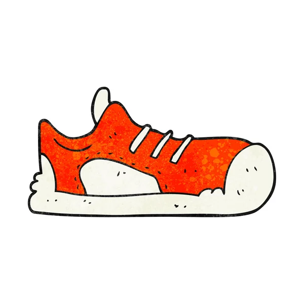 Texturierter Cartoon Sneaker — Stockvektor