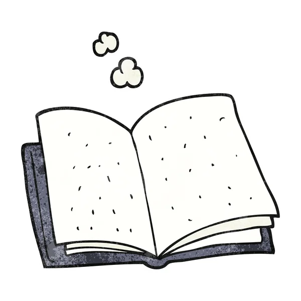 Libro de dibujos animados texturizado — Vector de stock