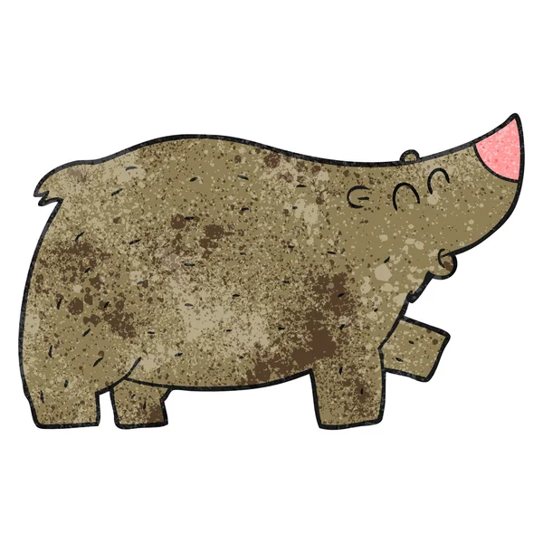 Teksturowane kreskówka niedźwiedź — Wektor stockowy