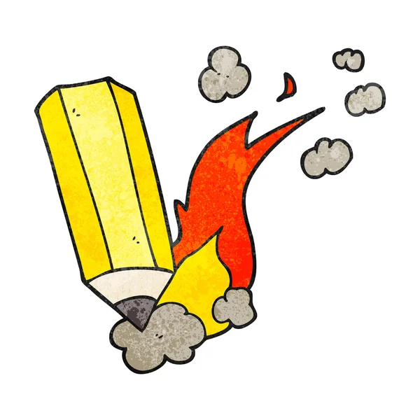 Crayon griffonnage dessin animé texturé — Image vectorielle