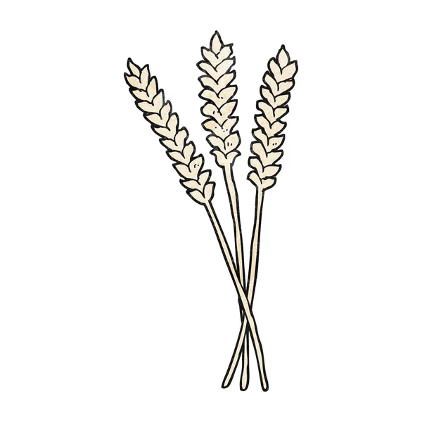 Teksturowane kreskówka pszenicy — Wektor stockowy