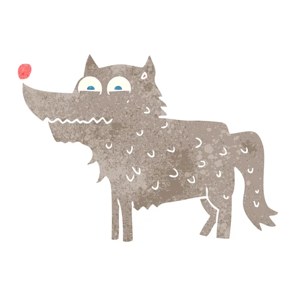 レトロな漫画の犬 — ストックベクタ