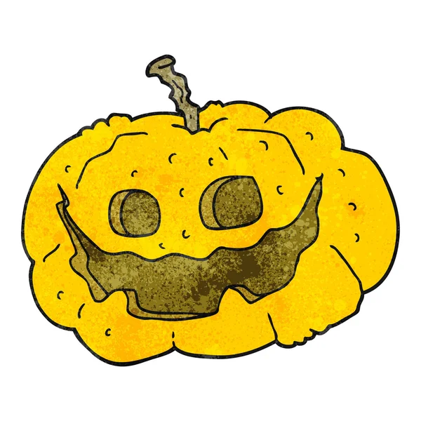 Dekorativní kreslená halloween dýně — Stockový vektor
