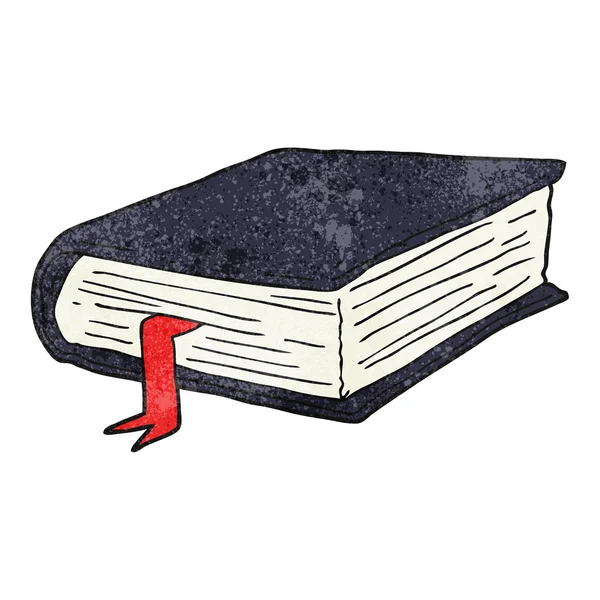 Texturerat cartoon tjock bok — Stock vektor