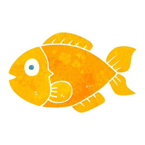 Retro cartoon fish — Stock Vector