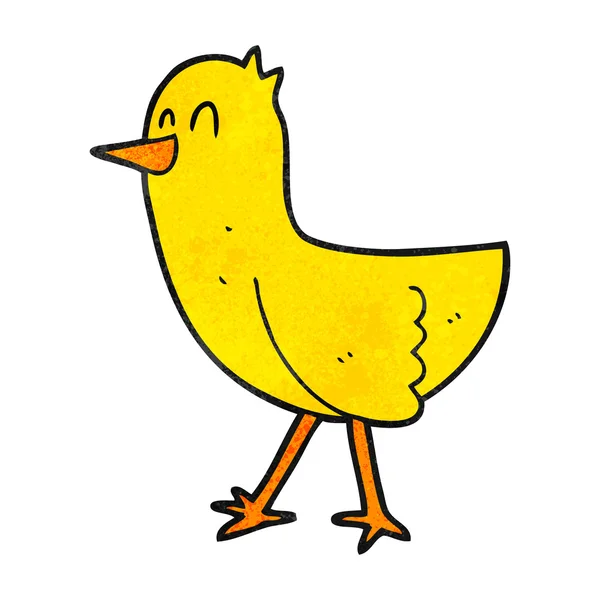 Aves de dibujos animados texturizados — Vector de stock