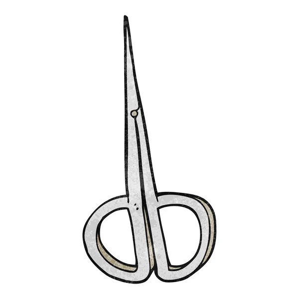 Textured cartoon nail scissors — Stock Vector