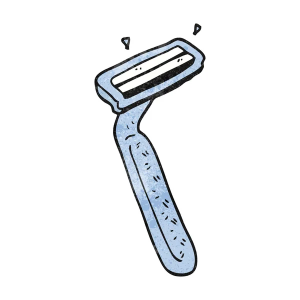 Texturerat cartoon razor — Stock vektor