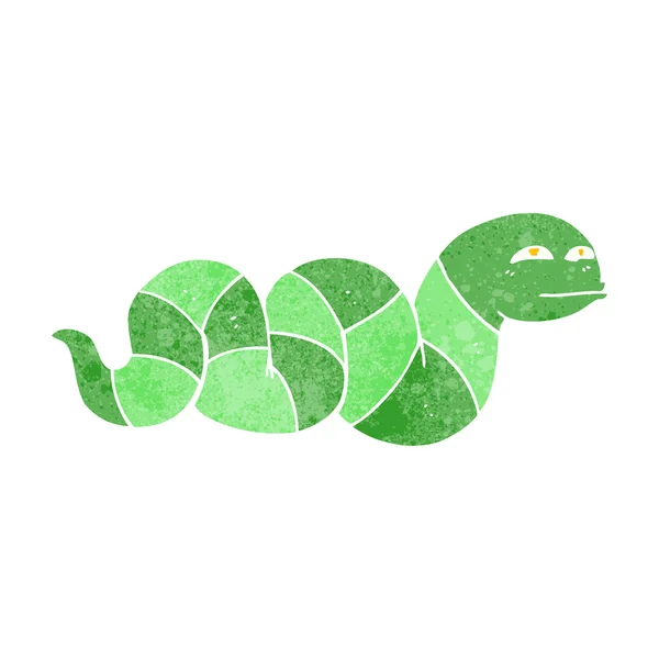 Ретро-мультяшная змея — стоковый вектор
