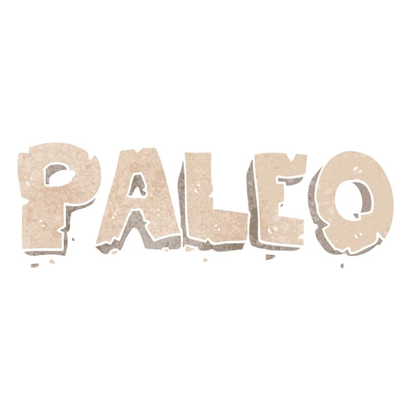 Paleo retro cartoon teken — Stockvector