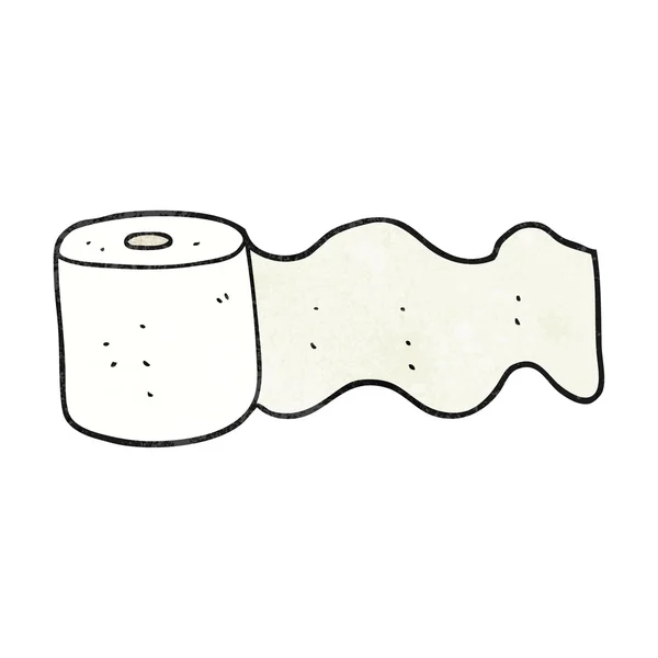 Getextureerde cartoon wc-papier — Stockvector