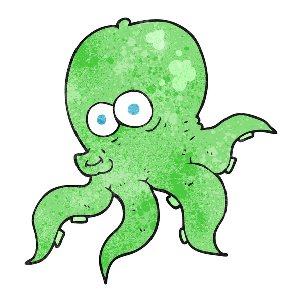 Getextureerde cartoon octopus — Stockvector