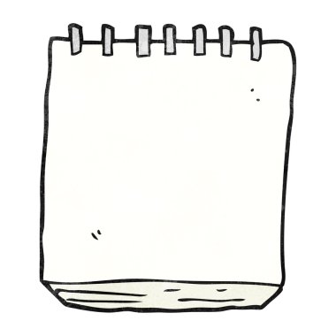 dokulu karikatür not defteri