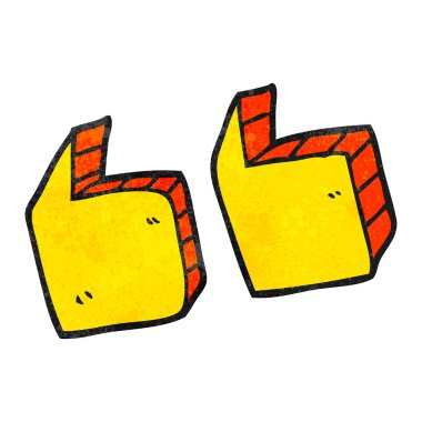 dokulu karikatür tırnak işaretleri