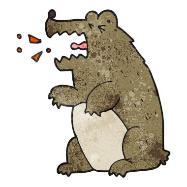 dokulu karikatür ayı