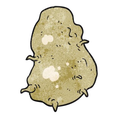 dokulu karikatür patates