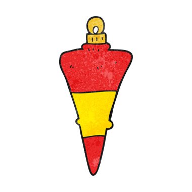 dokulu karikatür Noel dekorasyon