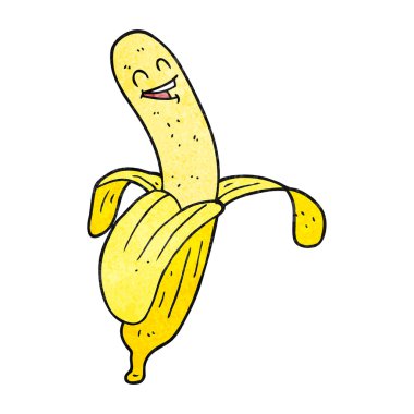 dokulu karikatür muz