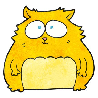 dokulu karikatür kedi