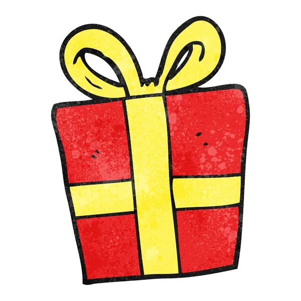 Cartoni animati regalo di Natale — Vettoriale Stock