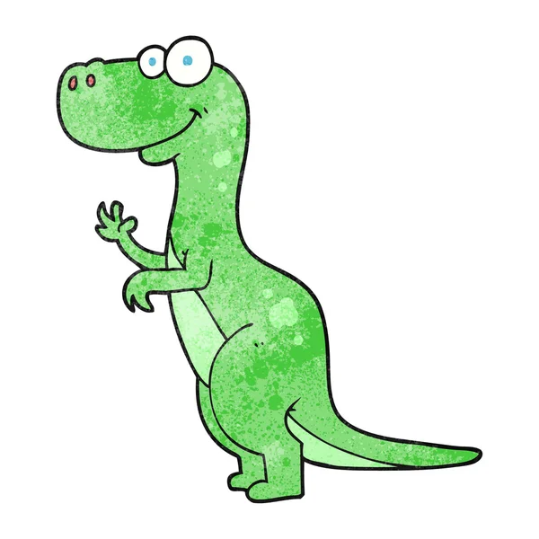 Текстурированный мультяшный динозавр — стоковый вектор