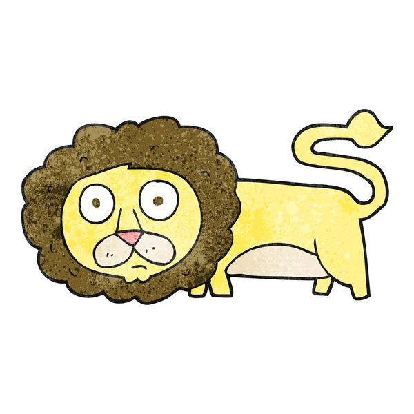 质感的卡通狮子简笔画 — 图库矢量图片