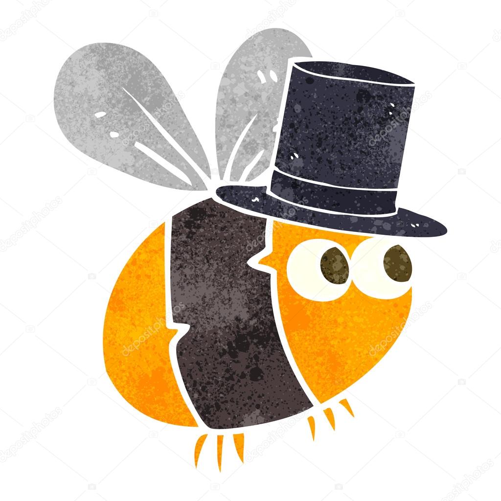 cartoon bee red hat cartoon bee red hat