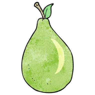 dokulu karikatür armut