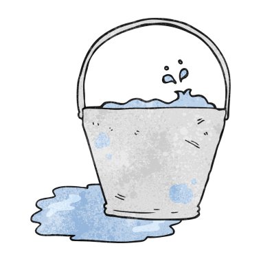 dokulu karikatür kova su