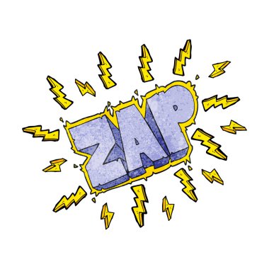 dokulu karikatür zap sembolü