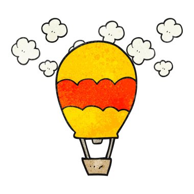 dokulu çizgi film sıcak hava balonu