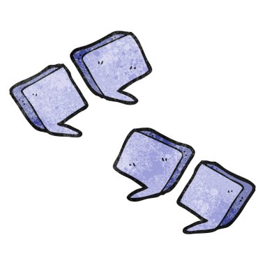 dokulu çizgi film alıntı işaretleri