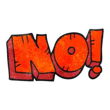 çizgi film Hayır dokulu! Not