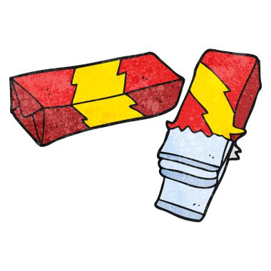 dokulu karikatür sakız