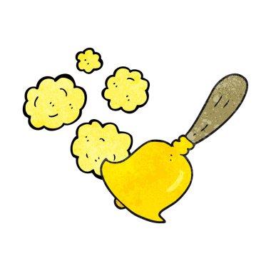 dokulu karikatür el çan