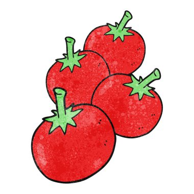 dokulu karikatür domates