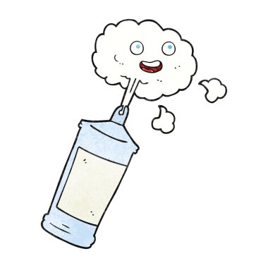 dokulu karikatür püskürtme krem şanti