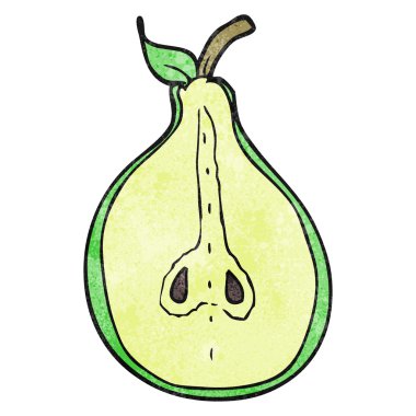 dokulu karikatür armut