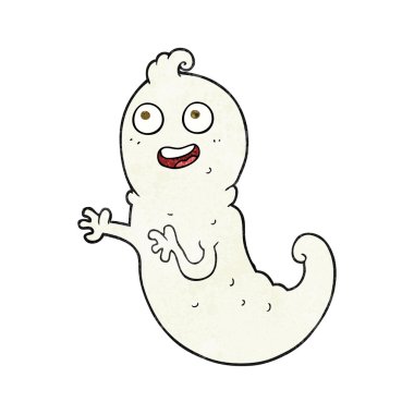 dokulu karikatür hayalet