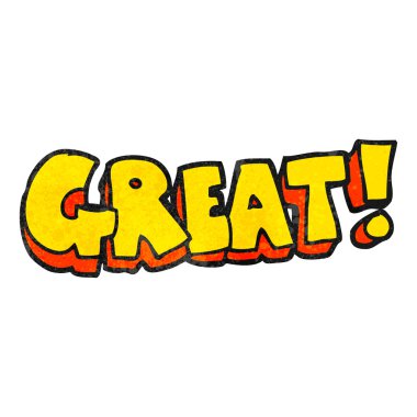 Harika! dokulu karikatür sembolü