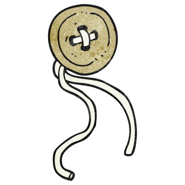 dokulu karikatür düğmesi