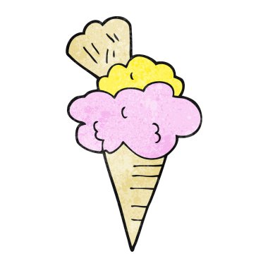 dokulu karikatür dondurma