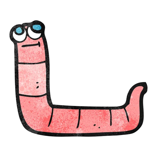质感的卡通蠕虫 — 图库矢量图片