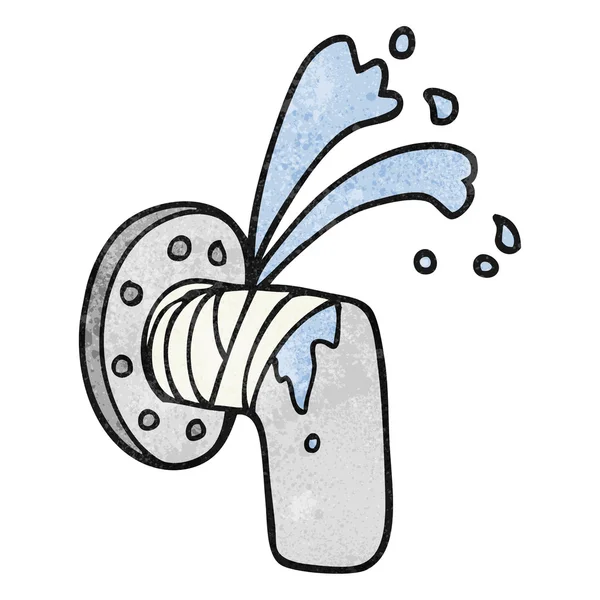Dekorativní kreslená děravého potrubí — Stockový vektor