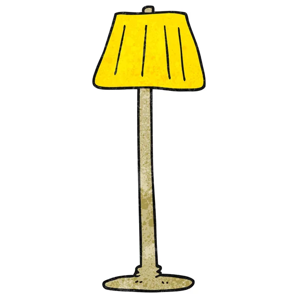 Lampe de dessin animé texturé — Image vectorielle