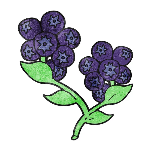 质感的卡通蓝莓 — 图库矢量图片