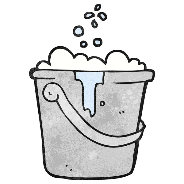 质感的卡通清洗桶 — 图库矢量图片