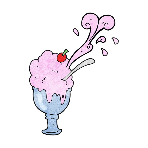 Dekorativní kreslená zmrzlina — Stockový vektor