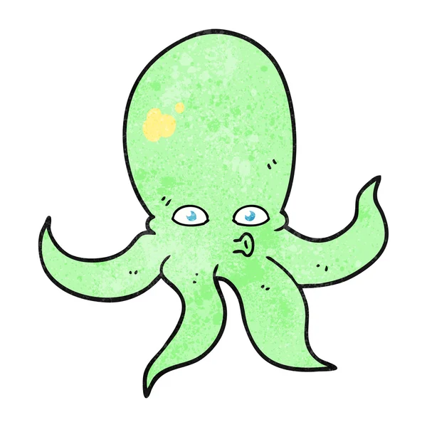 Getextureerde cartoon octopus — Stockvector