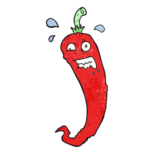 辣椒胡椒质感的卡通 — 图库矢量图片